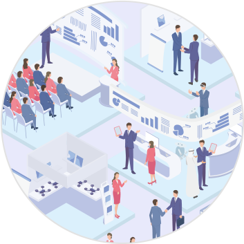 イベントでの自社サービス、商品のPR